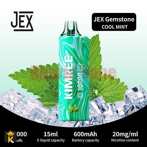 پاد یکبار مصرف نعناع خنک جکس گرینید مدل KIMREE <br><span>JEX Grenade Cool Mint 10000 puffs</span>